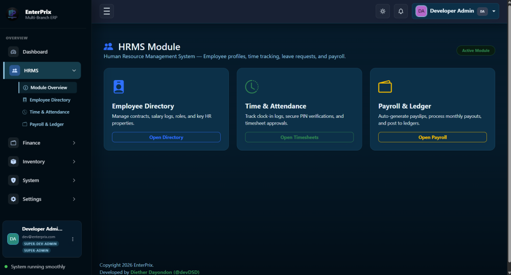 EnterPrix ERP Suite